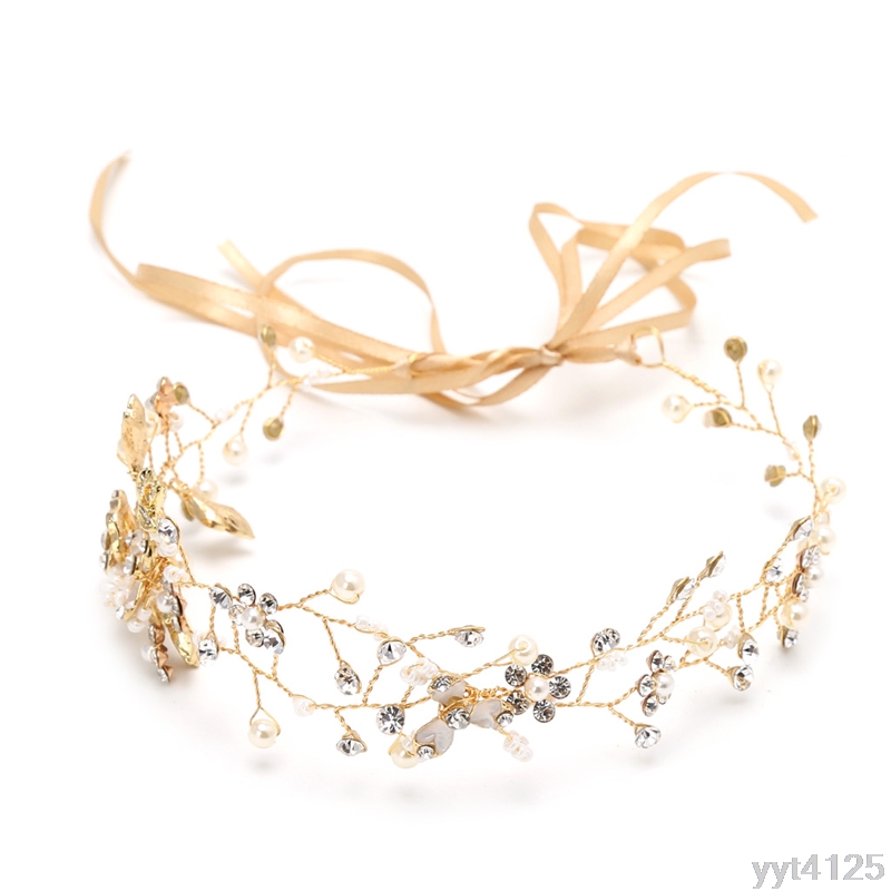 

Fashion Handmade Bridal Hair Tiara Head Piece Women Rhinestone Pageant Crown Bridal Hair Accessories Crystal Bouquet