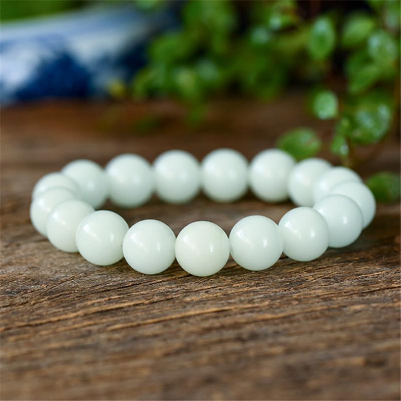 

3 color Luminous Beads Bracelets Fashion Gifts Fluorescent Stone Night Light Jewelry Glow In The Dark Bracelet For Women Men NEW