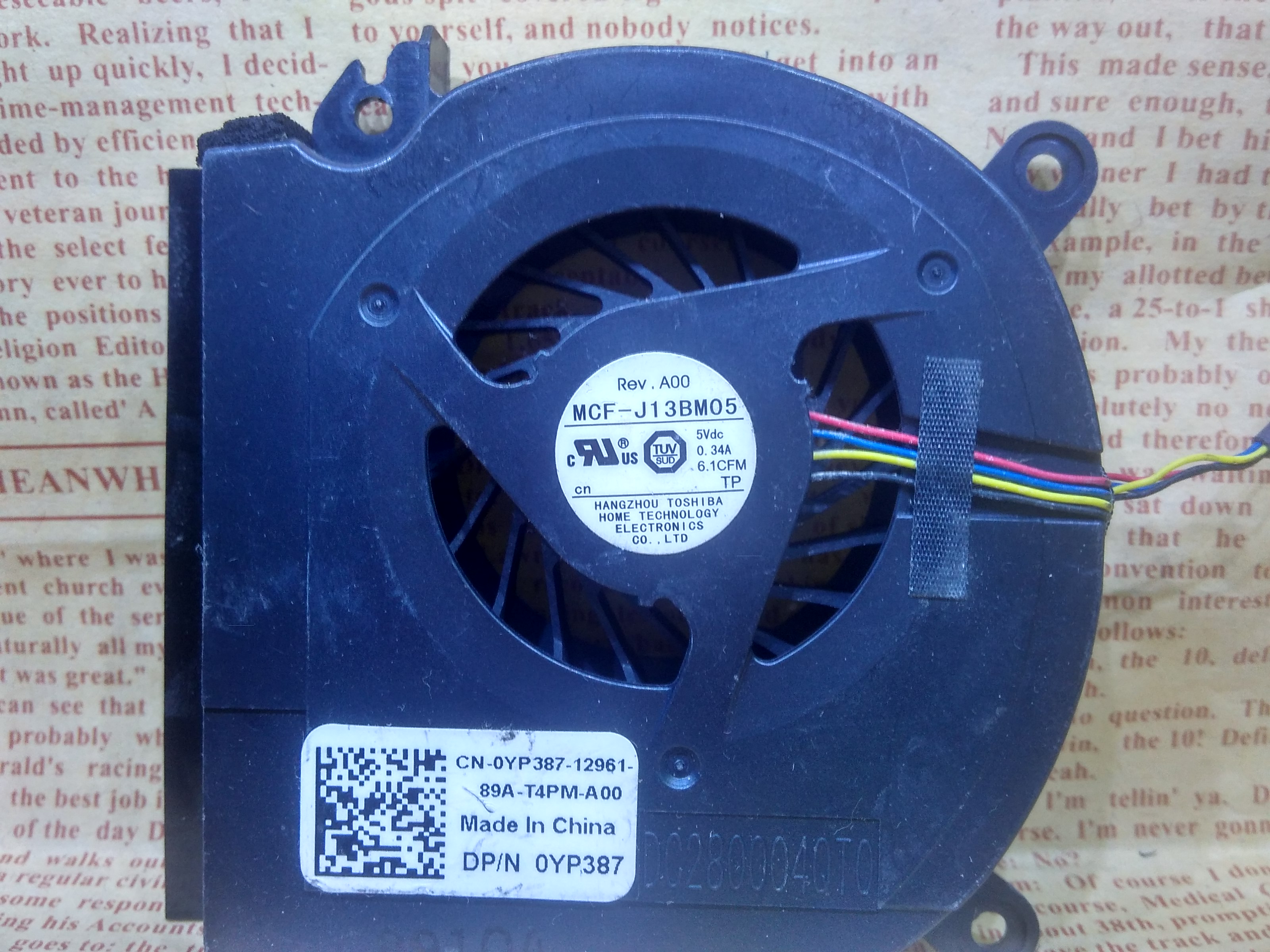 Fit Toshiba Portege R500 R505 CPU cooling heatsink with fan MCF-132PAM05 cooler