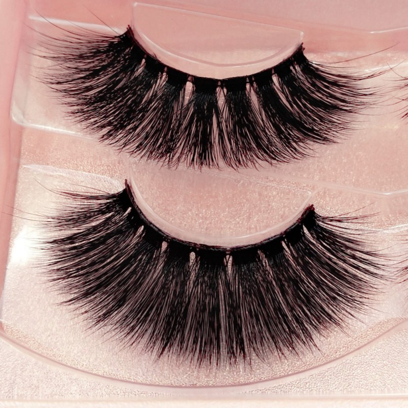 

2 Pairs Thick False Eyelashes Eyelash Strip Complete Lashes Make-Up 3D Mink Soft False Eyelashes