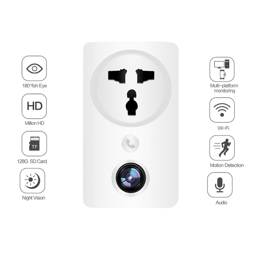 10pcs Hot EC59 Remote 1080P HD 2 millions de Pixel Mini WiFi Surveillance du réseau A9 Caméra Détection de mouvement Noc Vision Visionnage en bou
