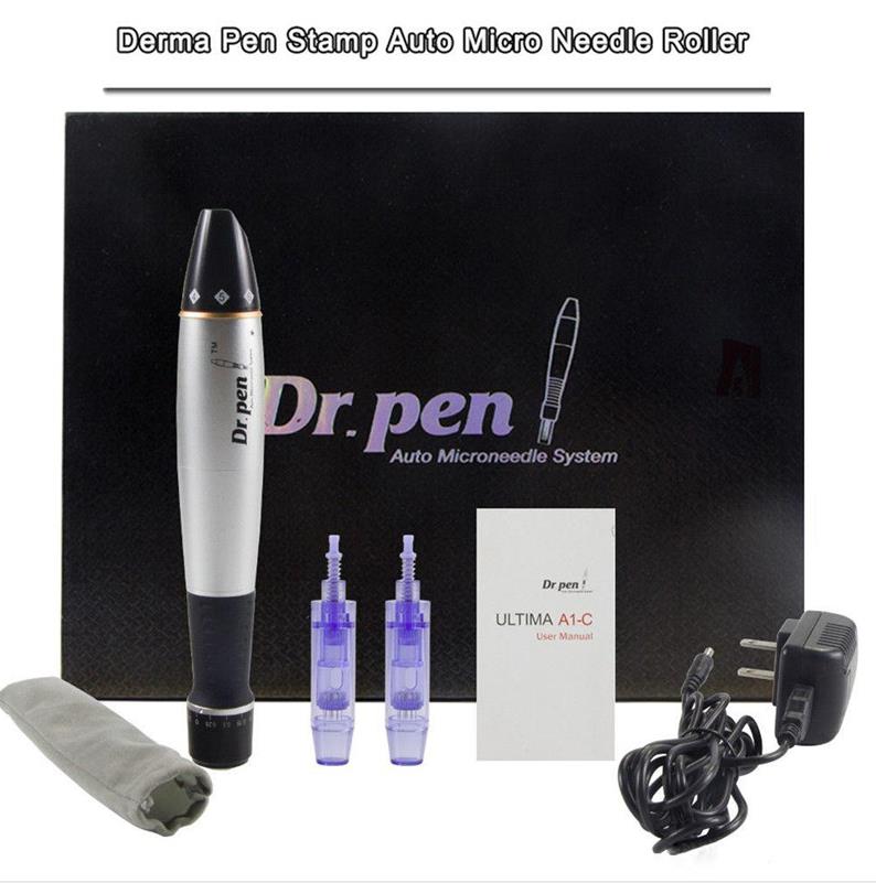 

New A1-C Dr. Pen Derma Pen Auto Microneedle System Adjustable Needle Lengths 0.25mm-3.0mm Electric DermaPen Stamp Auto Micro Needle Roller