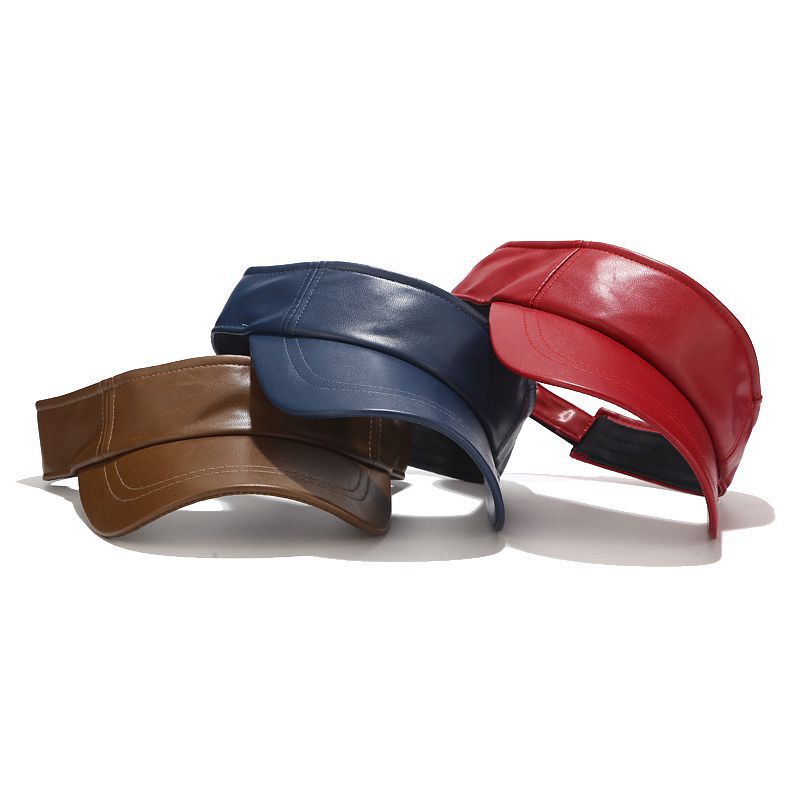 

Leather Hollow Top Baseball Cap Comfortable and Breathable Men's Baseball Cap Women Outdoor Cargo Moving Casual Hat 2020 New, Style 3