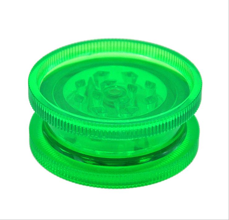 

Durable Plastic Convenient Transparent Smoke Grinder with 53mm Diameter