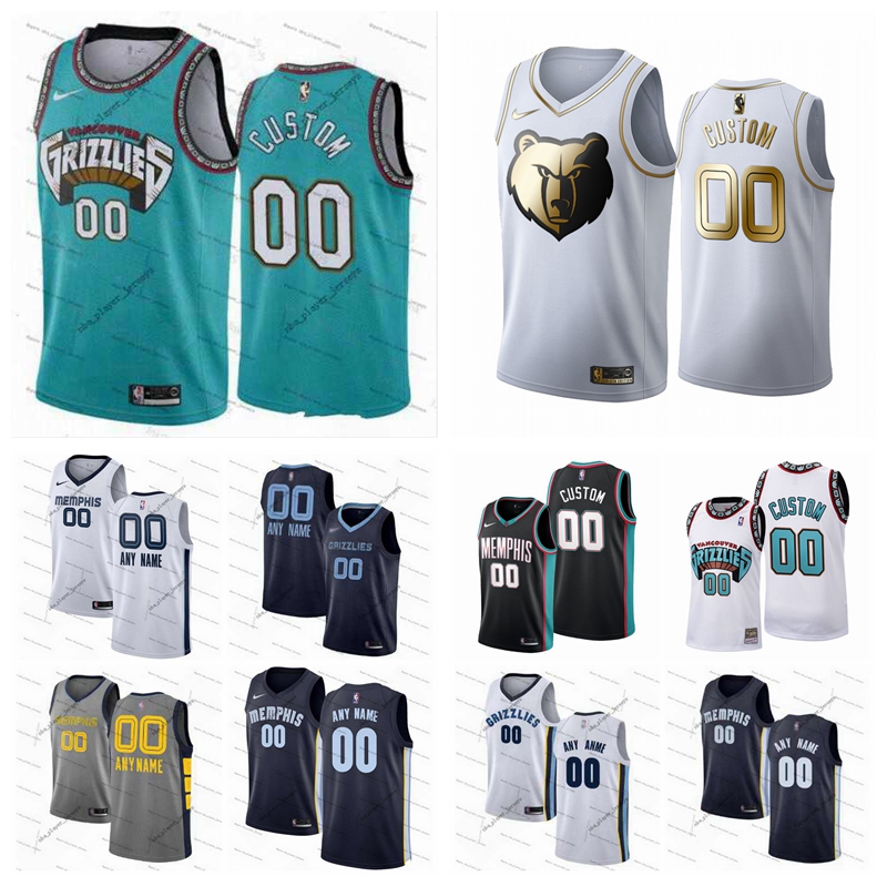 

Custom Memphis Grizzlies 1 Anderson 12 Morant 13 Jackson Jr. Men Kid Name Number Jersey& City Edtion Basketball nba nike Jerseys, Black