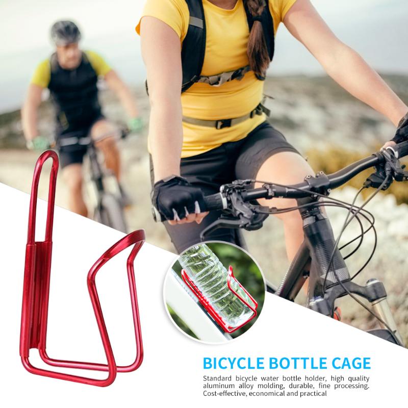 

Bicycle Water Bottle Holder Aluminum Alloy Mountain Bike Bottle Can Cage Bracket Cycling Drink Water Cup Rack Bike Accessories