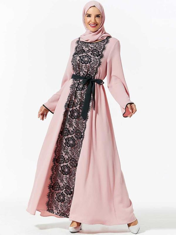

2020 Hijab Moslima Kleding Evening Dress For Muslim Dresses Evening No Headscarf