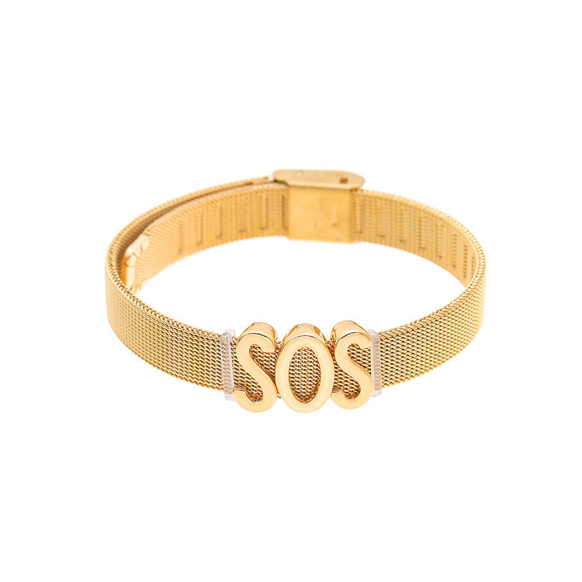 

Keeper Group Combine Bracelet Sos English Stainless Steel Watchband