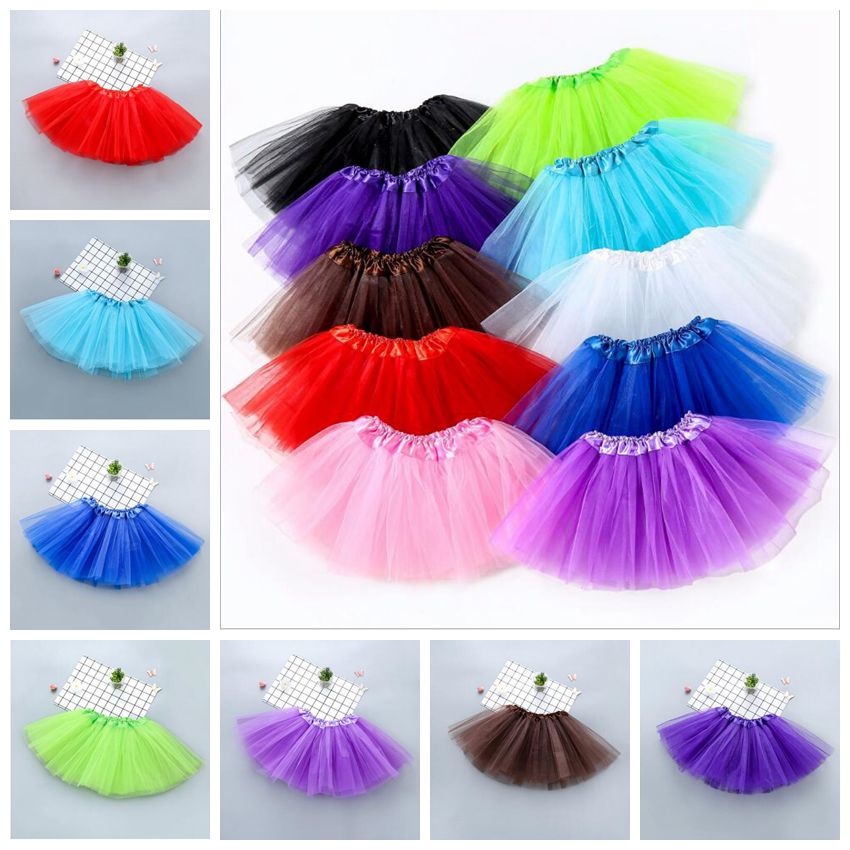 

Kids Clothes TUTU Skirts Baby Girls Dance Mini Dresses Ballet Tulle Pettiskirt Fluffy Princess Fancy Party Skirts Costume Dancewear CYP7198, Mixed colors;random delivery