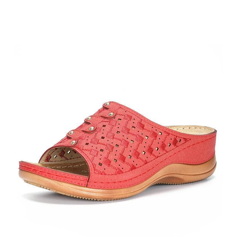 

Women Low Heel Shoes Summer Open Toe Comfy Sandals Casual Wedges Non Slip Slippers Sandalias Flat Platform Mujer, Blue