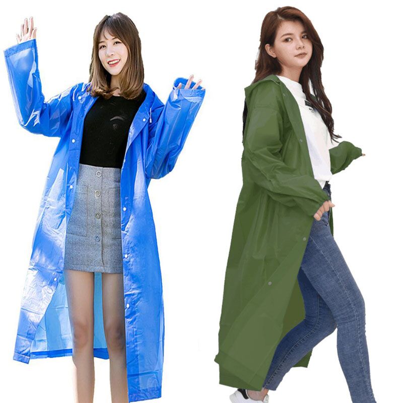 

Thicken EVA Adults Raincoats For Men Women Waterproof Rain Coat Outdoors Travel Camping Fishing Rainwear Poncho Free Shipping