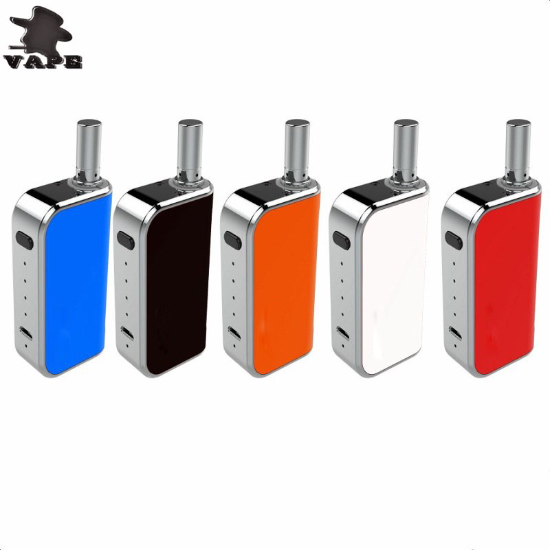 

Original Komodo C5 2in1 Vape kits Box Mod 400mAh Preheat Battery 510 Thread for Amigo Liberty V1 Thick Oil Vape Cartridges, Black