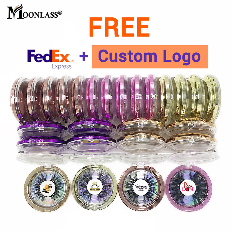 25mm cils en vrac 3D vison cils boîtes de cas 30/40/50 paires boîtes personnalisées avec Lashe vendeur vison cils en gros