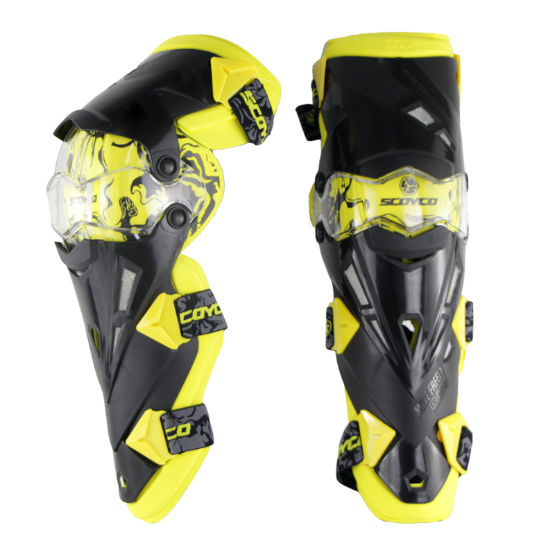

Motorcycle Knee Off-Road PC Shell Protection CE Certificated Locomotive -proof Motocross Kneepad Protector Protective Gear