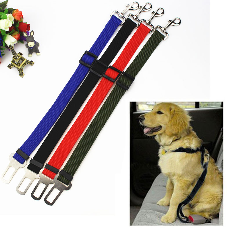 

Puppy Dog Outdoor Car Seat Belt Dog Pet Car Seat Safety Belt Pet Travel Adjustable Harness Restraint Leashes Lead Clip Seatbelt BH2839 TQQ