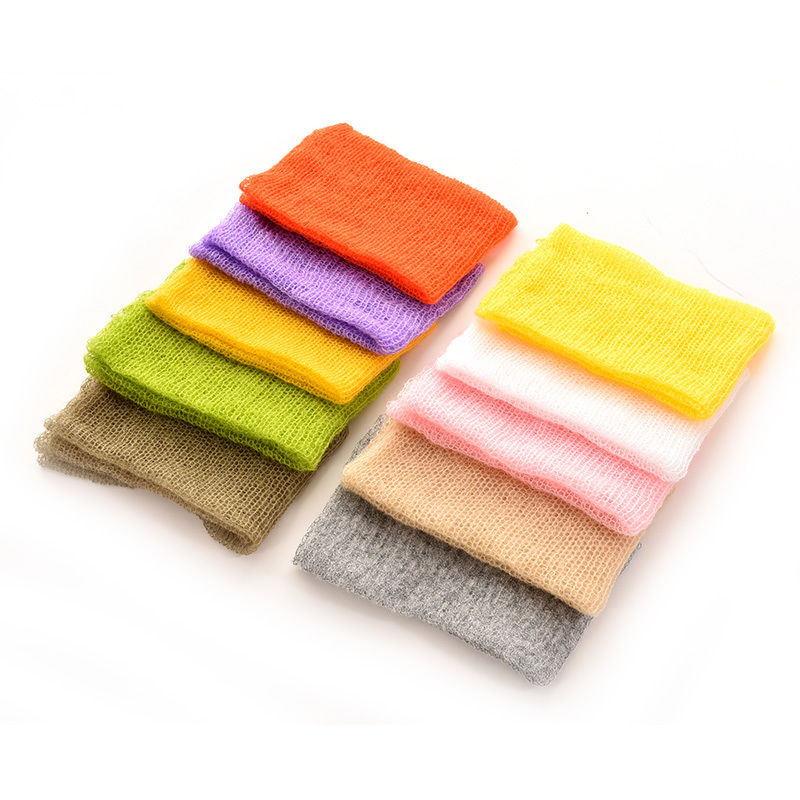 

1Pc Newborn Photography Wraps Handmade Flower Headband New Arrival Mohair baby photography props Baby Photo props Accessories, Purple