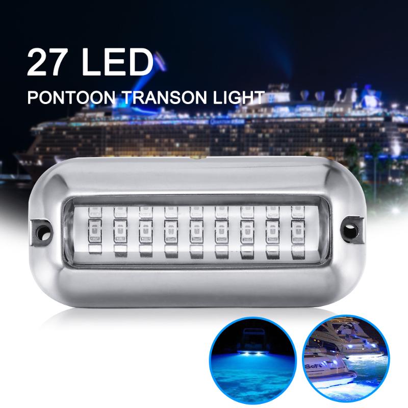 

New Stainless Steel LED Underwater Pontoon Ocean Ship Beam Light Yacht Stern Light Fishing Night Swimming Pool Accessories