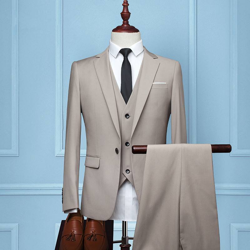 

Custom Made tuxedos groom wedding men suits mens wedding suits tuxedo costumes de smoking pour hommes men(Jacket+Pants+Tie+Vest) B34, Same as image