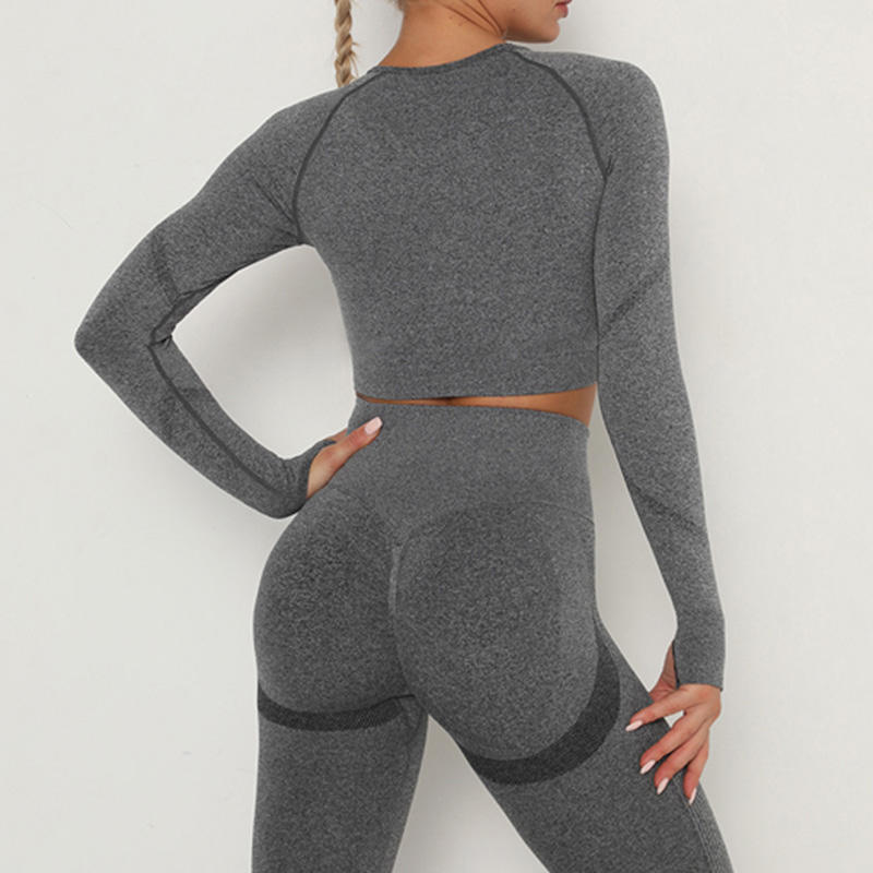 

Yoga Clothing Set Women Sports Suit Workout Gym Outfit Fitness High Waist Seamless Energy Workout Legging Woman Activewear Set, Green top