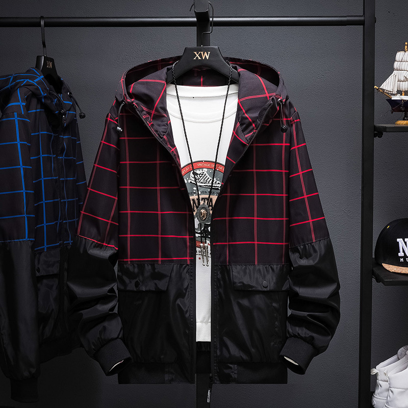 

New Arrival Fashion Men Spring And Autumn Handsome Jacket Casual Thin Loose Plus Size  L Xl 2xl 3xl 4xl 5xl