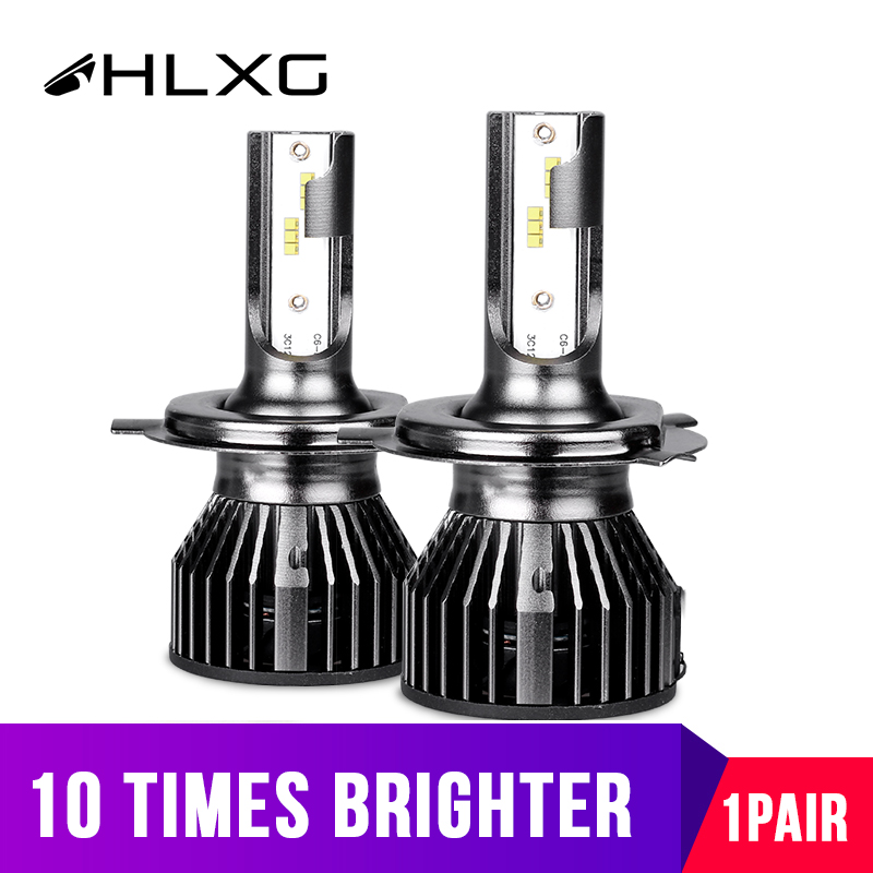 

With luxeon Zes h7 LED H4 car Headlight Bulbs HB3 9005 HB4 9006 led H8 H11 fog Lamps 80W 12000LM luces para auto HLXG