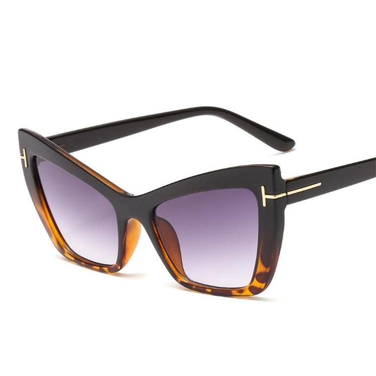 

Fashion Women & Men Personality Sunglasses Cat Eye Sun Glasses Anti-UV Spectacle T Letters Eyeglasses Goggle A++