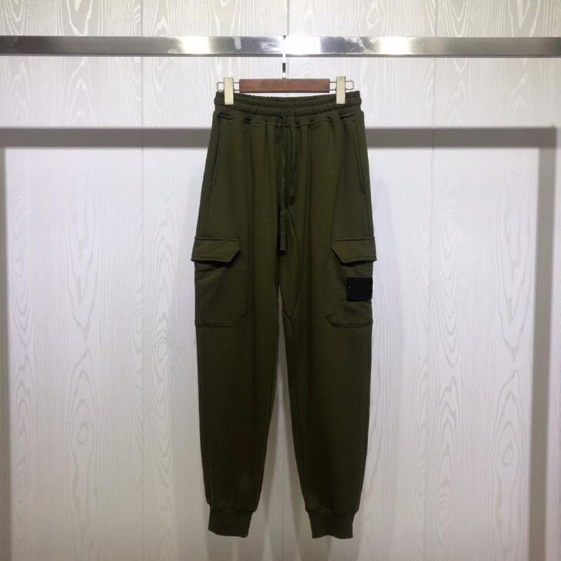 

Designer Pants Fashion High Quality Mens Beam Foot Trousers Solid Color Jogging Pants Size M-XXL 5C9O, Army green