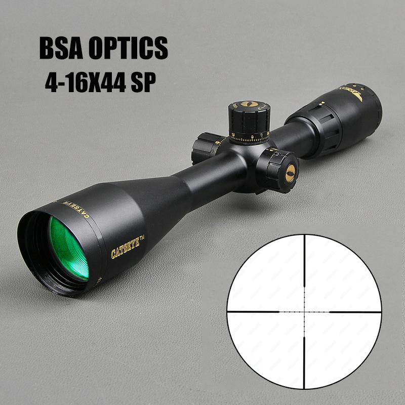 BSA OPTICS ST Tactical optique fusil pistolet à air vue lumineux Lunette de visée 4-16x44