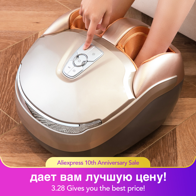 

MARESE Electric Foot Massager Vibration Massage Air Pressure Machine Heating Roller Shiatsu Kneading massage Device