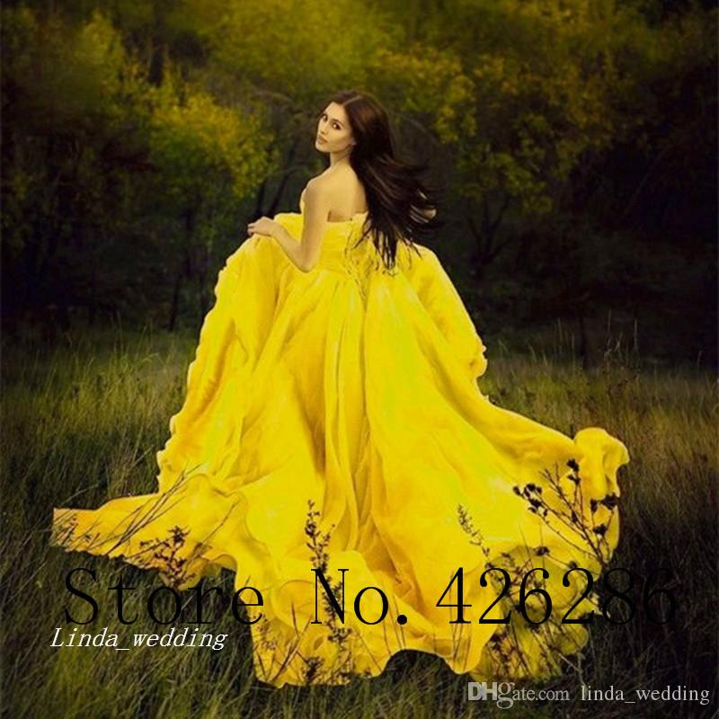 yellow colour dress online