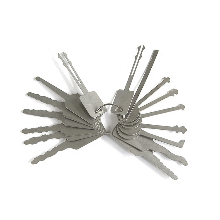 

Auto Jigglers (16 Pieces) Tryout Keys for Cars - Master Key Locksmith Auto Jigglers Car Pick Door Openers for Automotive