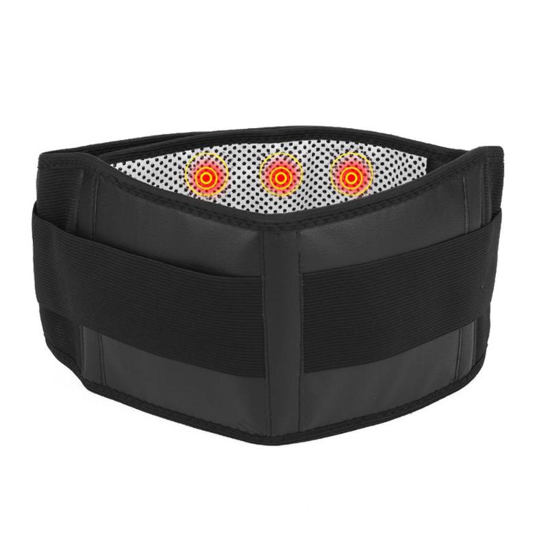 

Back Warmer Sports Safety Waist Health Care Protection Belt Brace Waist Belt Sport Accessories Self-Heating Relaxation Magnetic, As pic