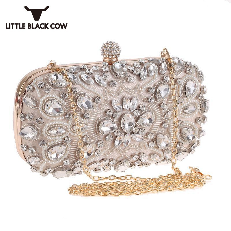 Da Donna Diamante Tempestata Di Strass Astuccio Borsa Da Donna Catena Cinturino Borsa A Tracolla