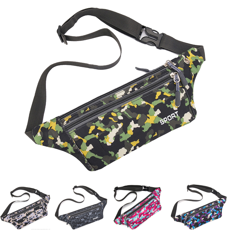 

Running bag outdoor sports waist bag breathable running small chest anti-theft mobile phone waterproof leisure travelbag, Green