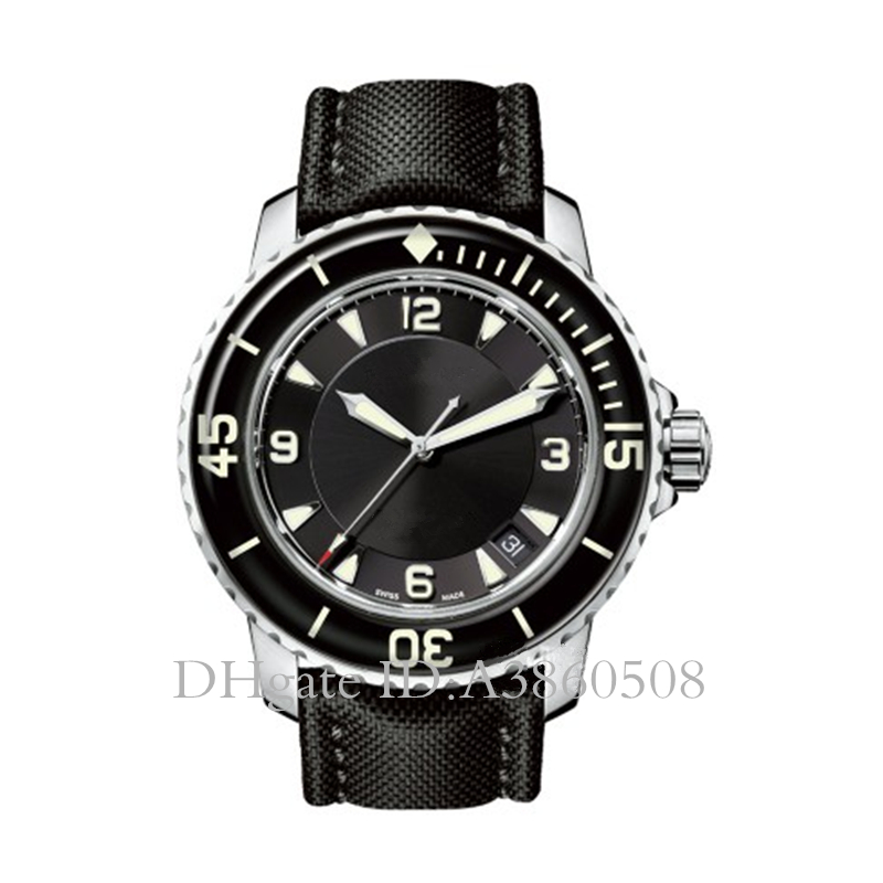 

Luminous FIFTY FATHOMS Watch 50 Fathoms Japanese Miyota 8215 Automatic Mechanical Mens Watches Sport High Quality Watches , montre de luxe, Black