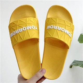 

PVC household slippers women 2020 new indoor bathroom men's sandals and slippers couple comfort non-slip shock absorption size 34-41, Red