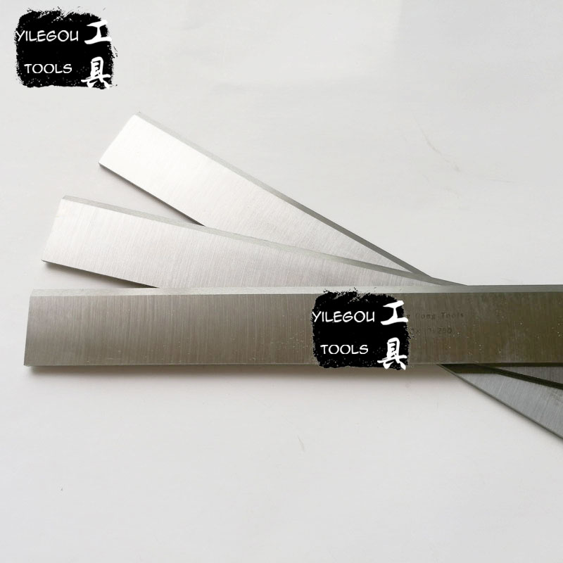 

4 Pieces HSS Electric Planer Blades 3*30*410mm W4 High-speed Steel Planer Blades 410mm Length Woodworking Saw