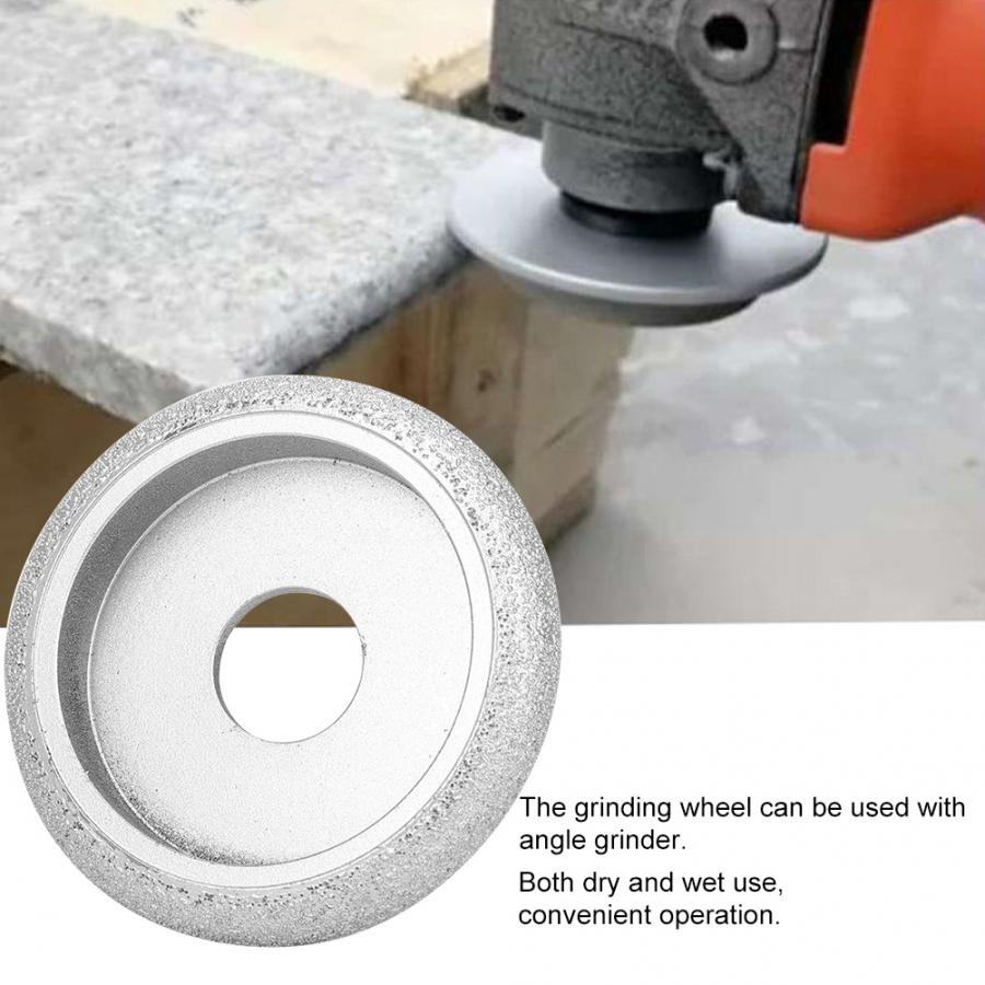 Meule 100mm Emery Angle Grinder Coupe Disques /à lamelles Meule en verre diamant/ée 4Inch