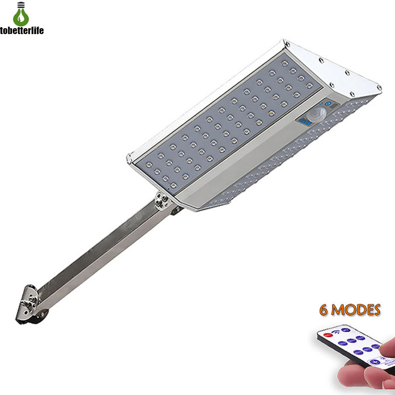 

Aluminum Solar Powered Panel Led Remote control LED Landscape Lights White Spot Light 96LED 300LED Solar light 10W P65 Security Lighting