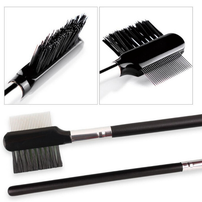 

Eye Lashes Comb Makeup Brush Waterproof Long Eyelash Black Brush Head Cosmetic Beauty Makeup Tools Good Use Q1