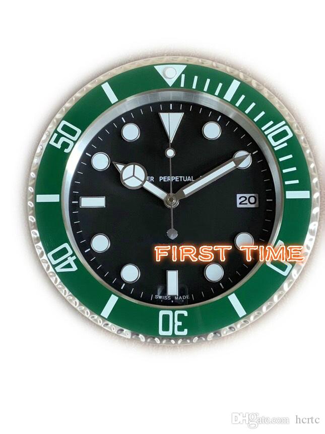 

Home Decor wall clock modern design high quality brand new stainless steel luminous face calendars FT-UB004