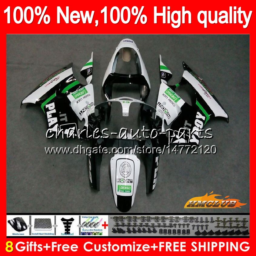 

Body For KAWASAKI ZX-636 white glossy ZX 600 CC 6 R ZX636 ZX 636 600CC 37HC.48 ZX-6R ZX600 ZX6R 00 01 02 ZX 6R 2000 2001 2002 Fairings kit, No. 12