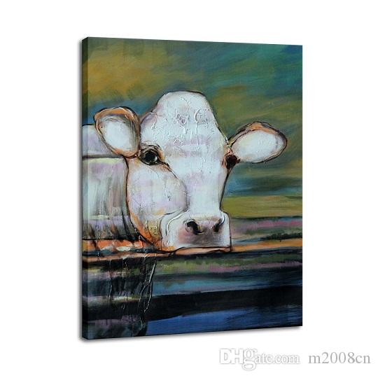 

Abstract Animal Cow Nature quality Canvas,Handpainted /HD Print Home Decor Wall Art Oil Painting On Canvas Multi Sizes /Frame Options A149