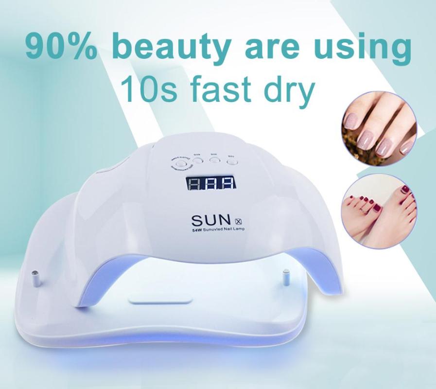 

36PCS LED Lamp For Manicure Nail Lamps 48W Nail Dryer For Art Salon Curing Lamp Gel Polish Art Tools, Sunx-white