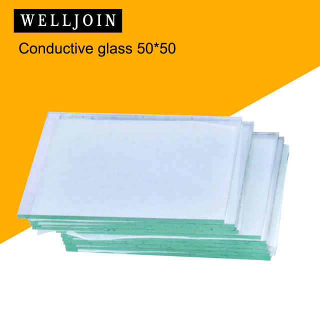 

50x50x1.1mm, &lt;17 ohm/sq, Lab Transparent Conductive Glass Fluorine Doped Tin Oxide (FTO) Coated Glass