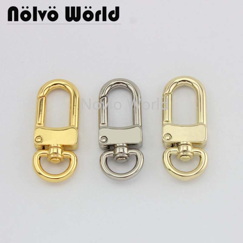 4 Grande Coeur Mousqueton gold 26 mm Chaînes Fermetures mousqueton pour bricolage
