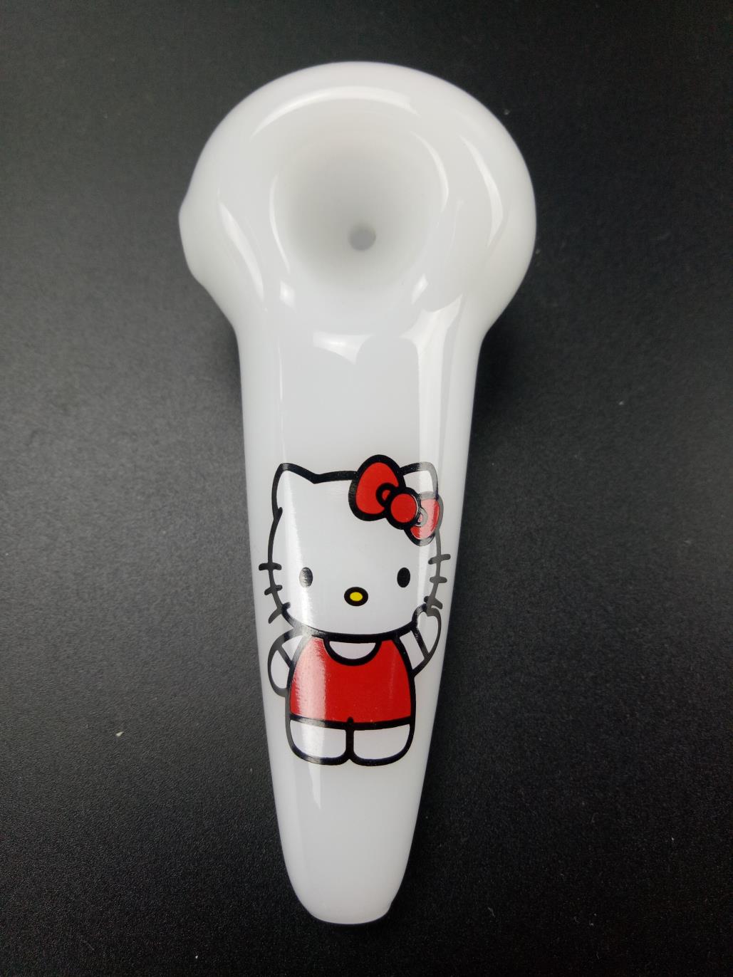 

Blown Lovely Cat Pipe Pipe Glass Branch Hand Glass Pyrex Cheap Spoon Pipes Tobacco Smoking Bgwql