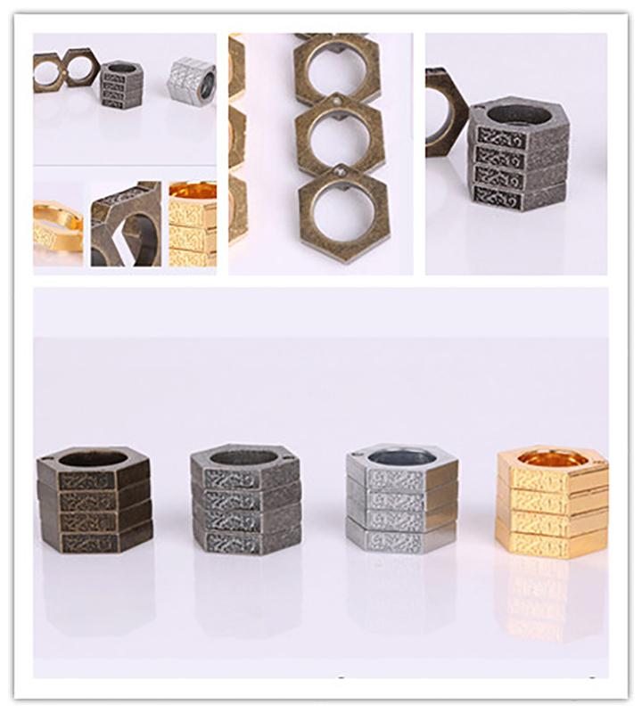 

Multi-purpose Deformable Ring Self-defense Products Ring muay thai Magic Ring Self-defense Buckle Type Refers To Tiger Rescue