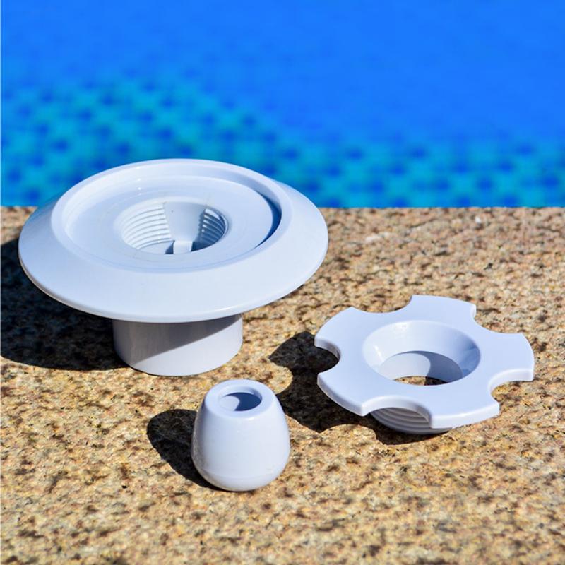 

Durable Draining Swimming Pool Spout Massage Nozzle Removable Easy Install Round Indoor Outdoor Replacement Parts 360 Rotatable