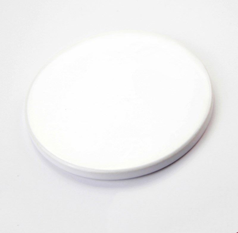 10 Blank White Fabric Coasters Plain Printable Sublimation Square Round Circle